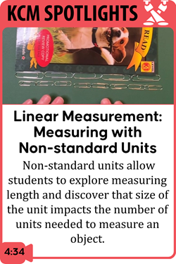 Linear Measurement: Measuring with Non-Standard Units